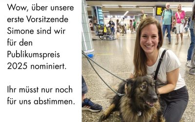 Stimmt jetzt für uns ab – wir sind für den Deutschen Engagement Preis nominiert 🤗