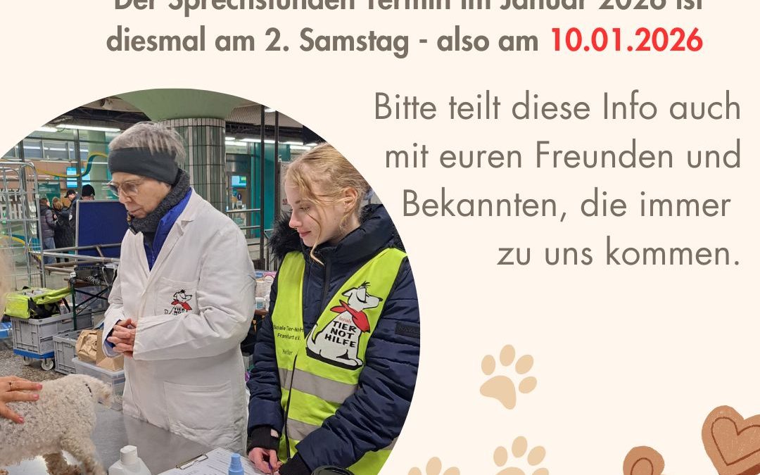 🚨 Wichtige Information: Neuer Termin für Januar-Sprechstunde 10.01.2026